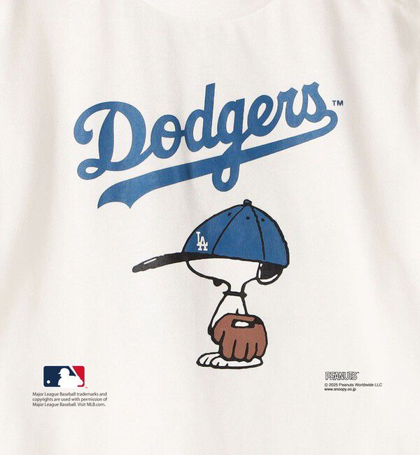 SHIPS KIDS「SHIPS KIDS:85～95cm / PEANUTS&times;MLB プリント Tシャツ」|Tシャツ・カットソー|