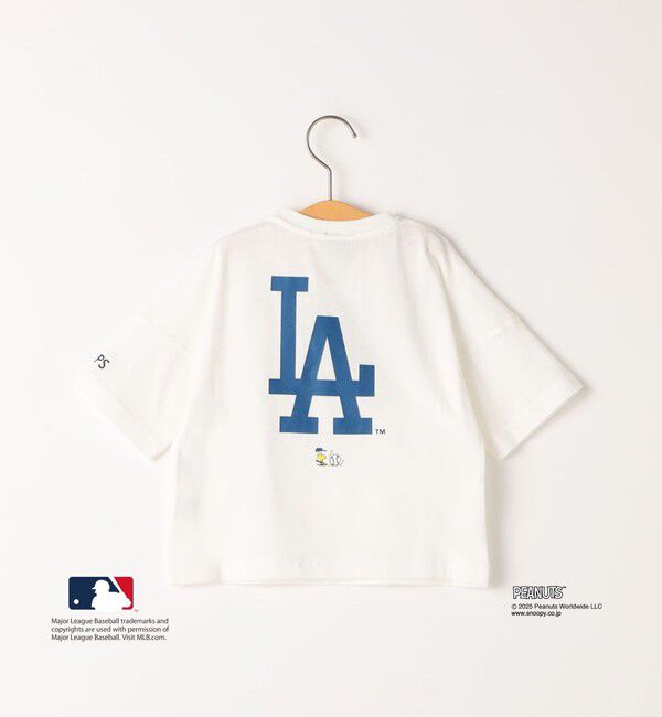SHIPS KIDS「SHIPS KIDS:85～95cm / PEANUTS&times;MLB プリント Tシャツ」|Tシャツ・カットソー|