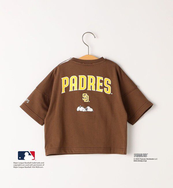SHIPS KIDS「SHIPS KIDS:85～95cm / PEANUTS&times;MLB プリント Tシャツ」|Tシャツ・カットソー|
