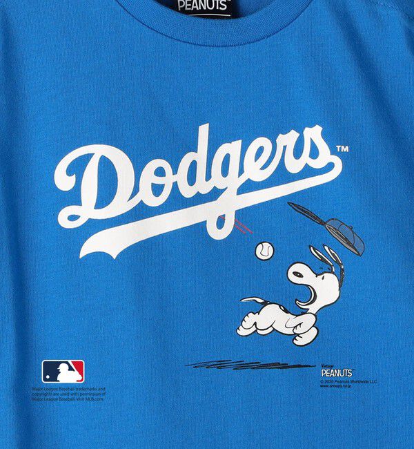 SHIPS KIDS「SHIPS KIDS:85～95cm / PEANUTS&times;MLB プリント Tシャツ」|Tシャツ・カットソー|