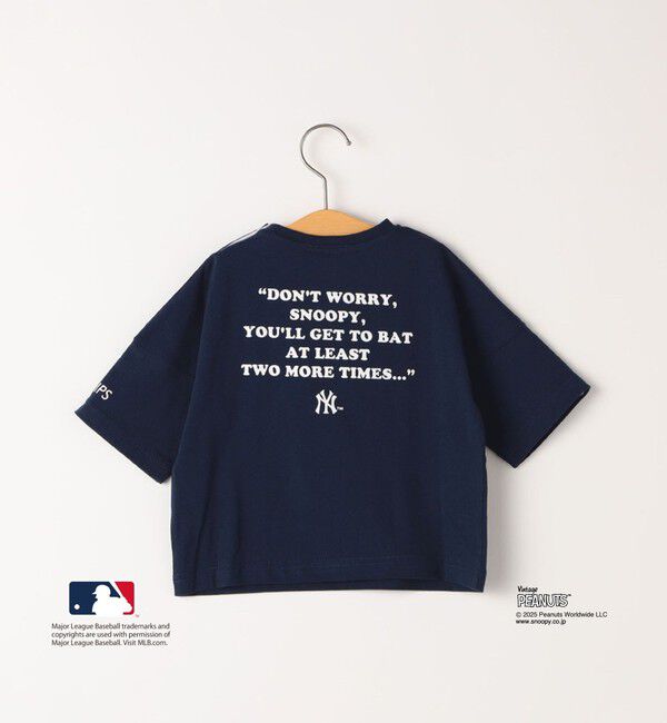 SHIPS KIDS「SHIPS KIDS:85～95cm / PEANUTS&times;MLB プリント Tシャツ」|Tシャツ・カットソー|