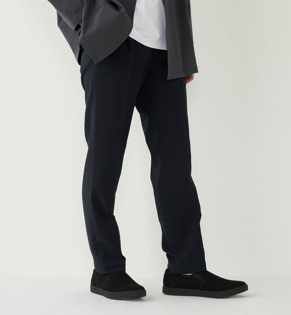 SHIPS Colors 「SHIPS Colors:〈洗濯機可能〉TR 裏起毛 イージー スラックス」|スラックス|ネイビー