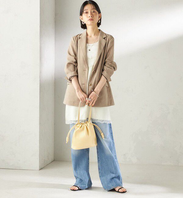 SHIPS for women「《一部追加予約》【WEB限定】George Cinq:DRAWSTRING BAG（S）」|ショルダー・メッセンジャー|