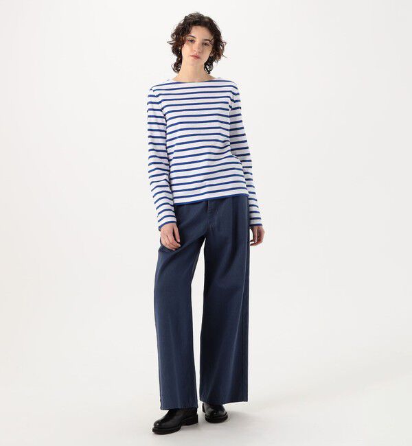TOMORROWLAND BUYING WEAR「LE MINOR ボートネックストライププルオーバー」|Tシャツ・カットソー|