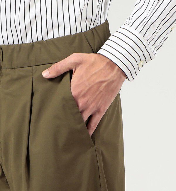 TOMORROWLAND MENS「レーヨンポリエステル バレルパンツ」|その他|