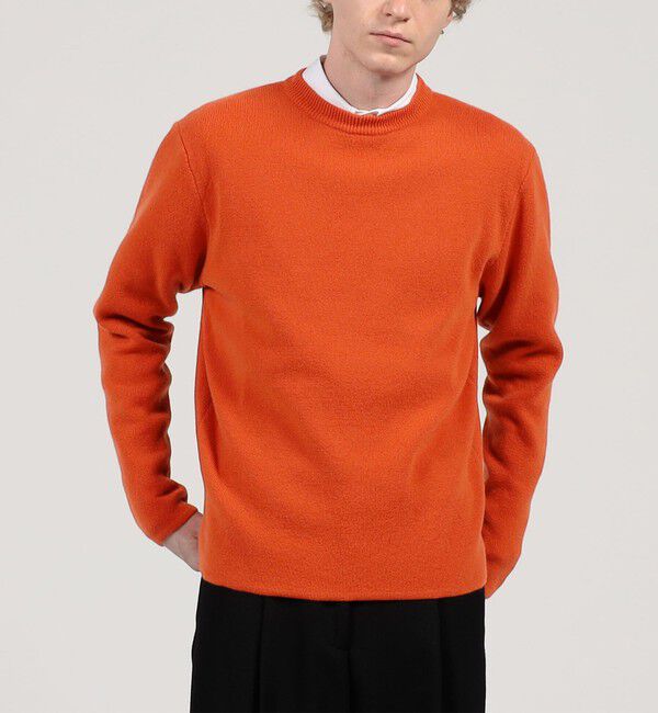 TOMORROWLAND MENS「カシミヤ クルーネックプルオーバー ニット」|ニット・セーター|