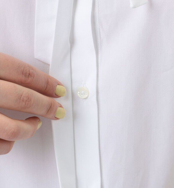 TOMORROWLAND BUYING WEAR「BOURRIENNE ALIZE コットン ラッフルシャツ」|シャツ・ブラウス|