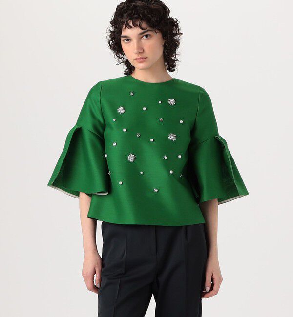 TOMORROWLAND BUYING WEAR「【別注】FLICKA for TOMORROWLAND with bijou トップス」|シャツ・ブラウス|