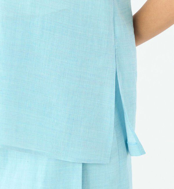 MACPHEE「ラミー Vネックトップス」|シャツ・ブラウス|