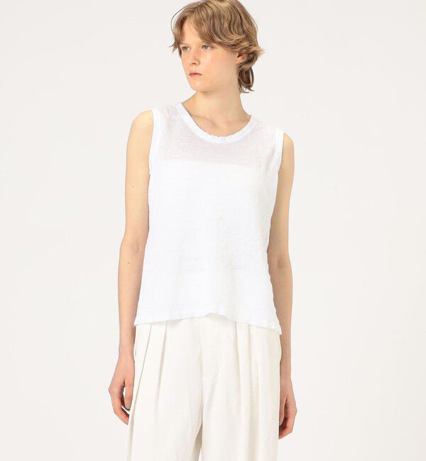 TOMORROWLAND GOODS「【別注】V::room ヘンプピケ タンクトップ」|タンクトップ|