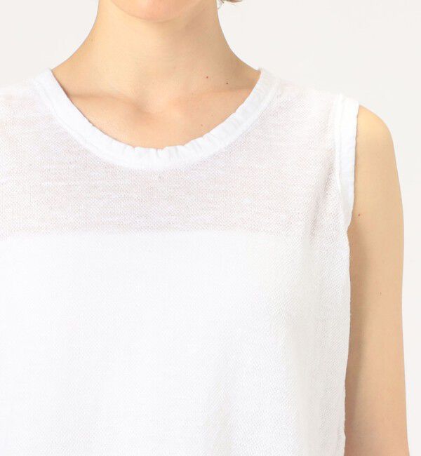 TOMORROWLAND GOODS「【別注】V::room ヘンプピケ タンクトップ」|タンクトップ|