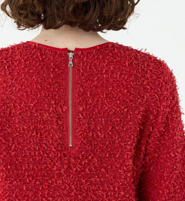 Ballsey「ファンシーヤーンツイード ショートTブラウス」|シャツ・ブラウス|