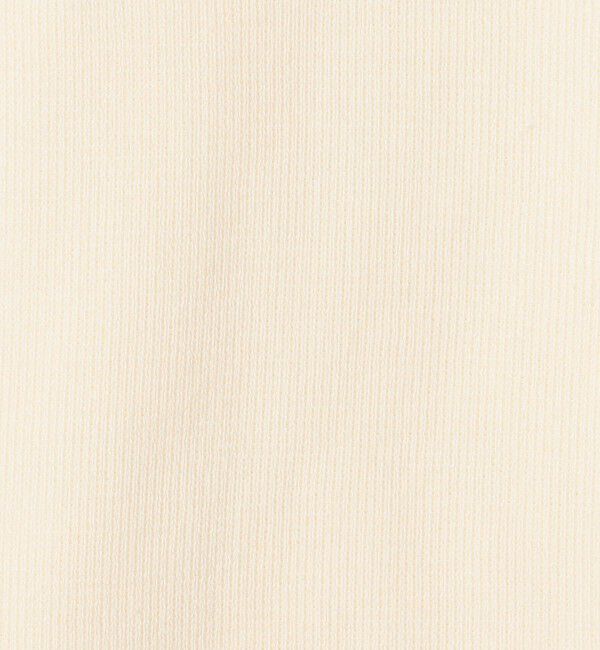 CABaN「ファインポリエステル ビッグカラーノースリーブプルオーバー」|ニット・セーター|