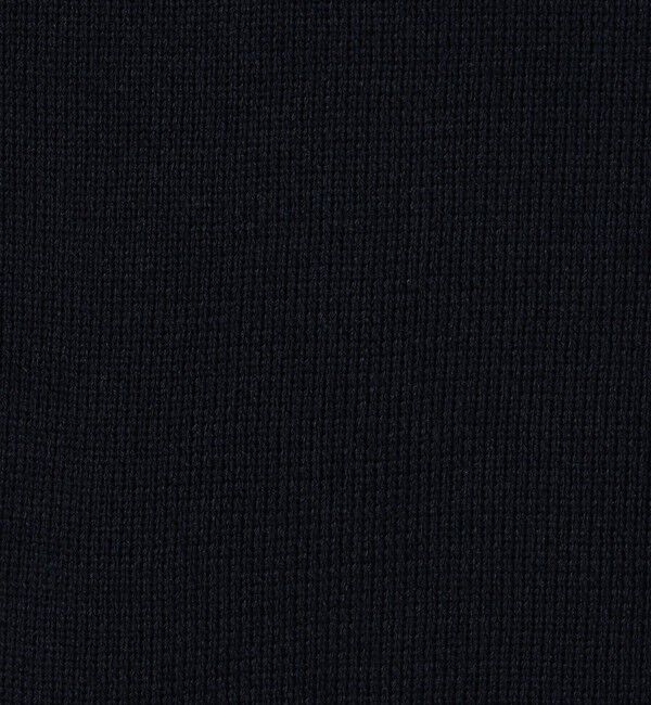 CABaN「ファインポリエステル ビッグカラーノースリーブプルオーバー」|ニット・セーター|