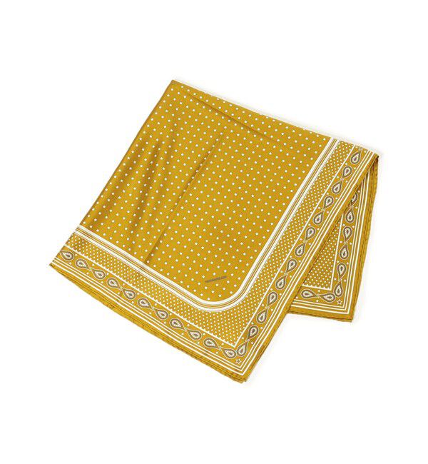 TOMORROWLAND GOODS「TOMORROWLAND シルクバンダナ柄スカーフ」|バンダナ・スカーフ|26 イエロー系