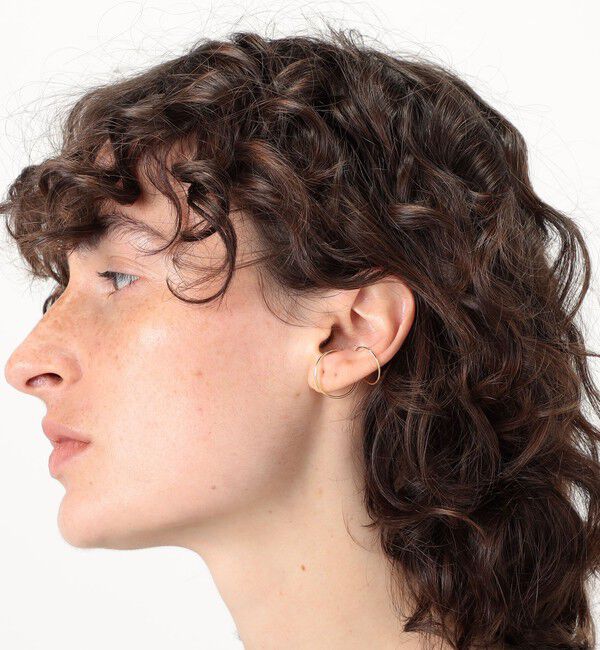 TOMORROWLAND GOODS「SASKIA DIEZ ダブルサークル イヤーカフ」|イヤーカフ|