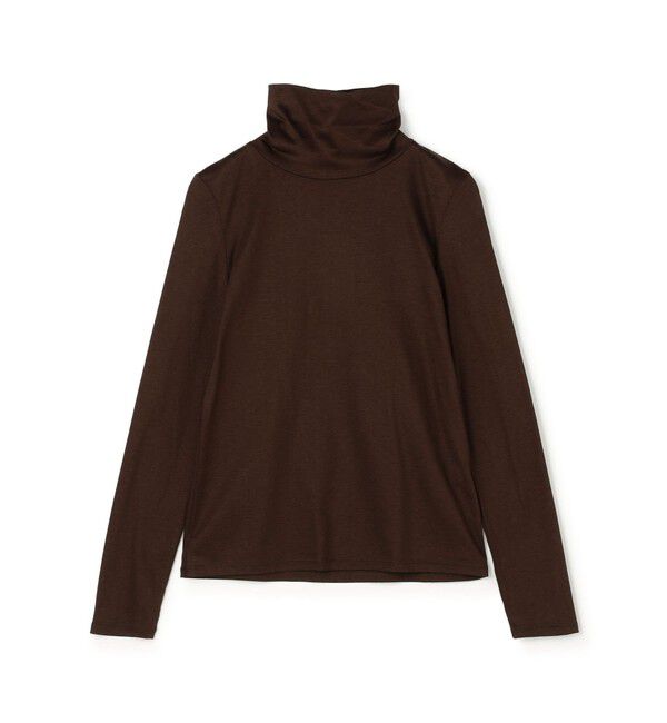 TOMORROWLAND GOODS「JESSE KAMM クラシックタートルネックプルオーバー」|ニット・セーター|49 ダークブラウン