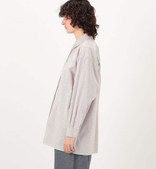 TOMORROWLAND GOODS「JESSE KAMM コットンストライプ ペインターシャツ」|シャツ・ブラウス|