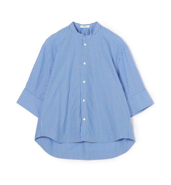 MACPHEE「【WEB先行予約】コットンブロード オーバーサイズシャツ」|シャツ・ブラウス|66 ブルー系