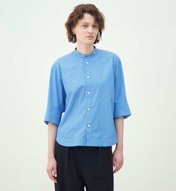 MACPHEE「【WEB先行予約】コットンブロード オーバーサイズシャツ」|シャツ・ブラウス|