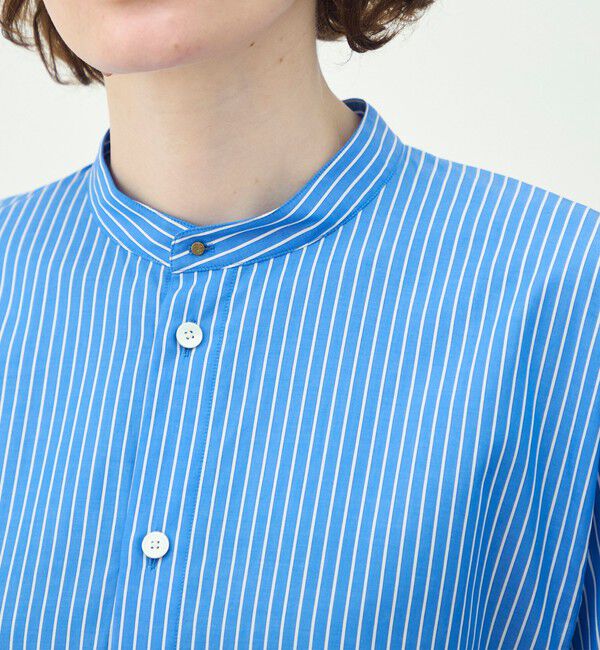 MACPHEE「【WEB先行予約】コットンブロード オーバーサイズシャツ」|シャツ・ブラウス|