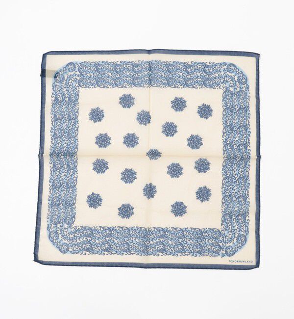 TOMORROWLAND GOODS「TOMORROWLAND コットンシルク プリントポケットチーフ」|バンダナ・スカーフ|