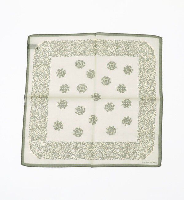 TOMORROWLAND GOODS「TOMORROWLAND コットンシルク プリントポケットチーフ」|バンダナ・スカーフ|