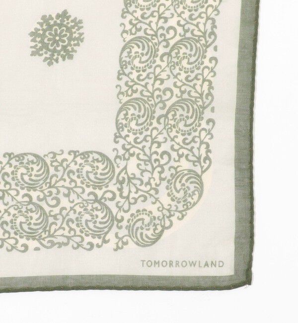 TOMORROWLAND GOODS「TOMORROWLAND コットンシルク プリントポケットチーフ」|バンダナ・スカーフ|