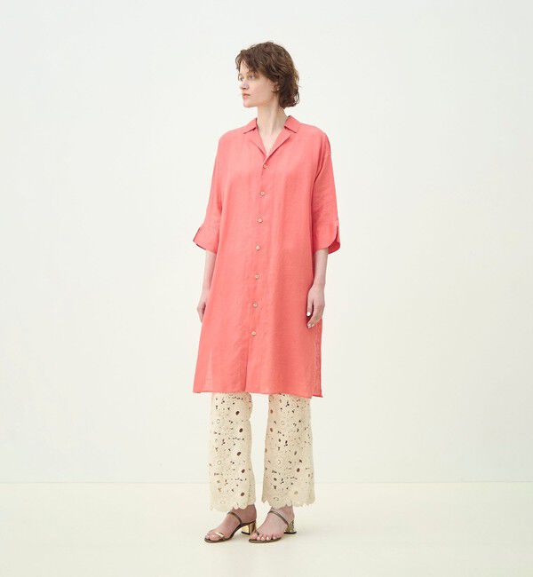 MACPHEE「サークルフラワークロシェ セミフレアパンツ」|その他|