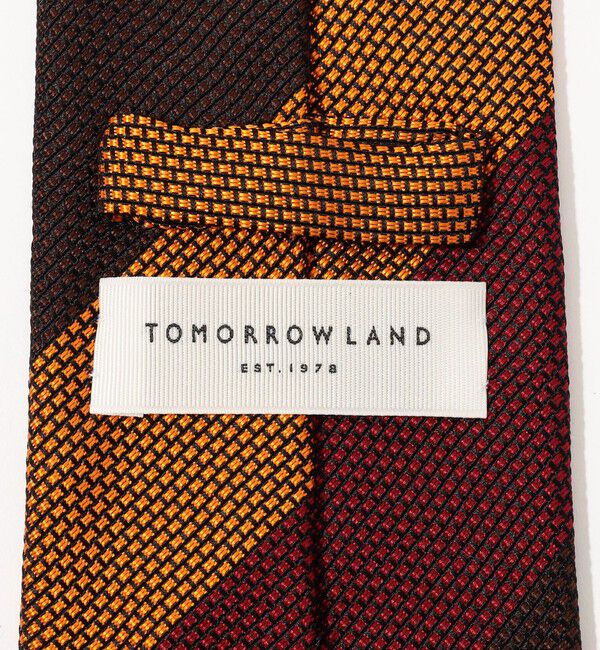TOMORROWLAND GOODS「TOMORROWLAND シルクジャガード レジメンタルストライプネクタイ」|ネクタイ・蝶ネクタイ|
