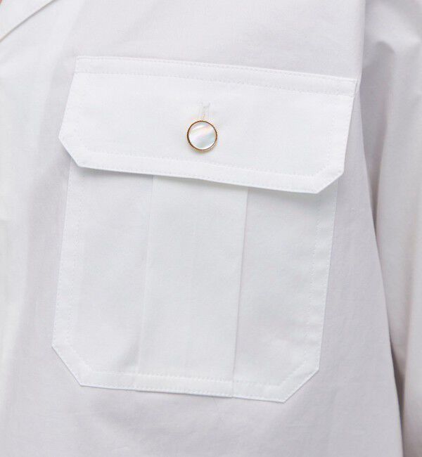 BACCA「コットンブロード オープンカラーシャツ」|シャツ・ブラウス|