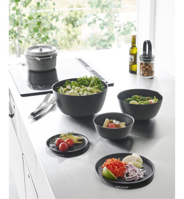 journal standard Furniture「《WEB限定》【tower/タワー】傾けて混ぜやすい調理ボウル 5点セット」|食器・キッチングッズ|