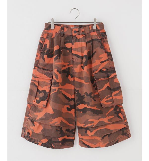 JOINT WORKS「カモフラカーゴショートパンツ / J Camouflage Cargo Pants」|その他|オレンジ