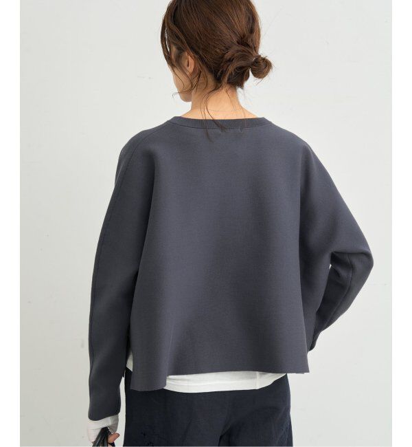 IENA「ファインコットンスムースプルオーバー」|ニット・セーター|