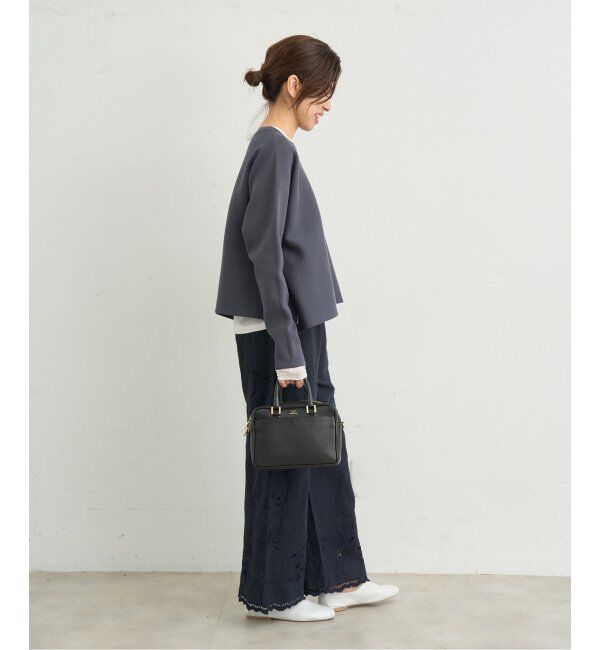 IENA「ファインコットンスムースプルオーバー」|ニット・セーター|