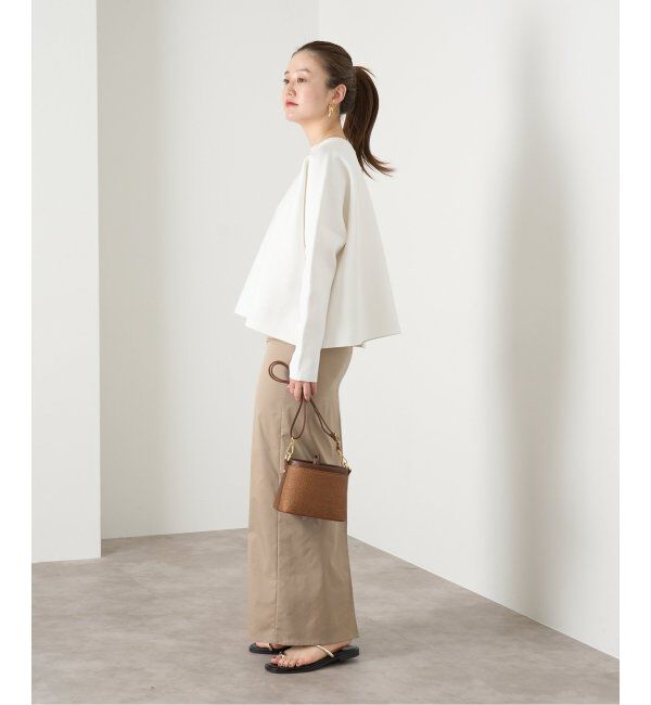 IENA「ファインコットンスムースプルオーバー」|ニット・セーター|