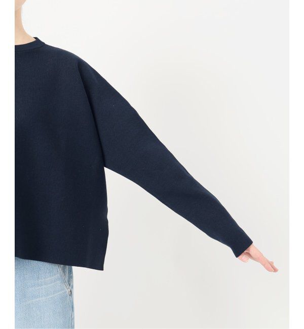 IENA「ファインコットンスムースプルオーバー」|ニット・セーター|