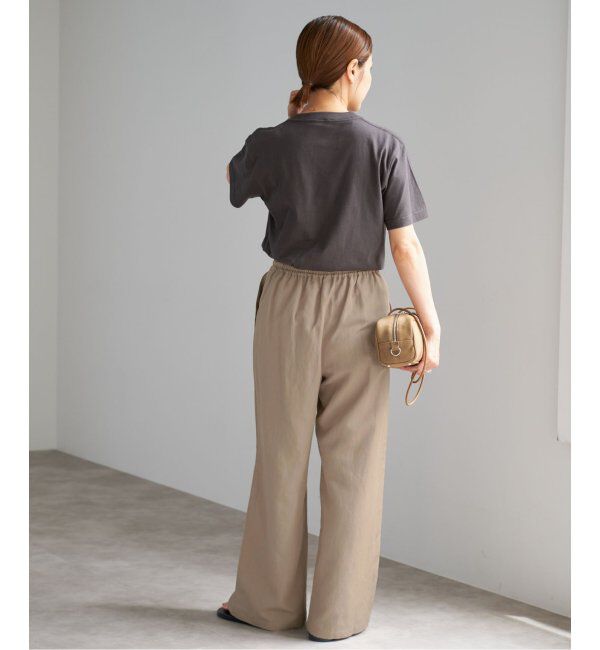 IENA「リネン混イージーパンツ」|その他|