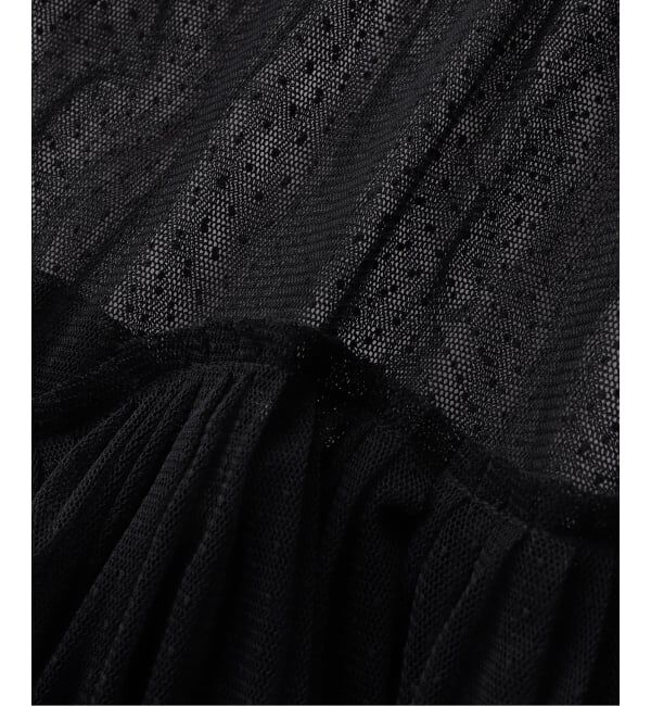 IENA LA BOUCLE「Venit/ヴェニット dot tulle スカート VEC-5609-A」|スカート|