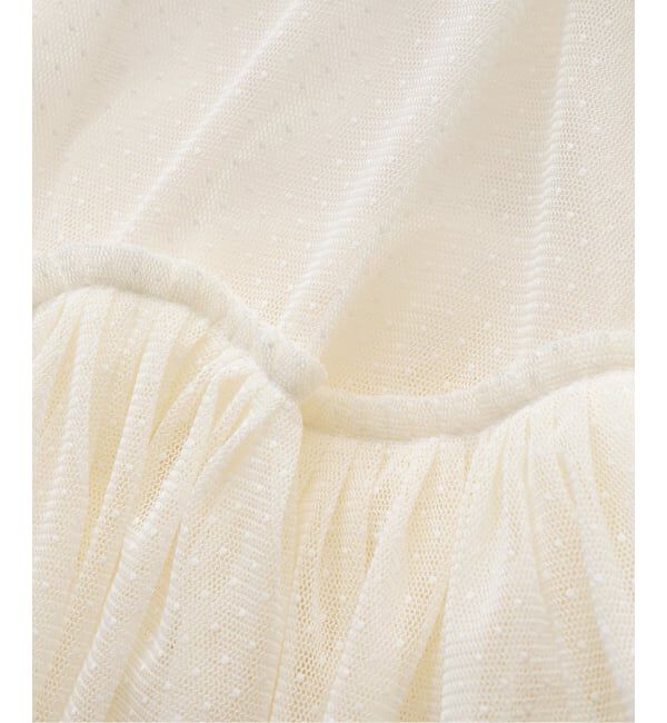 IENA LA BOUCLE「Venit/ヴェニット dot tulle スカート VEC-5609-A」|スカート|