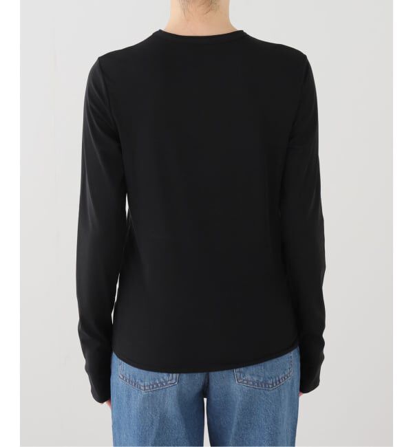 IENA「MaisonIENA 強撚ベアフライスクルーネックプルオーバー」|Tシャツ・カットソー|