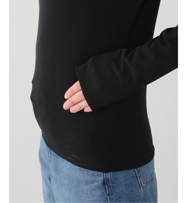 IENA「MaisonIENA 強撚ベアフライスクルーネックプルオーバー」|Tシャツ・カットソー|