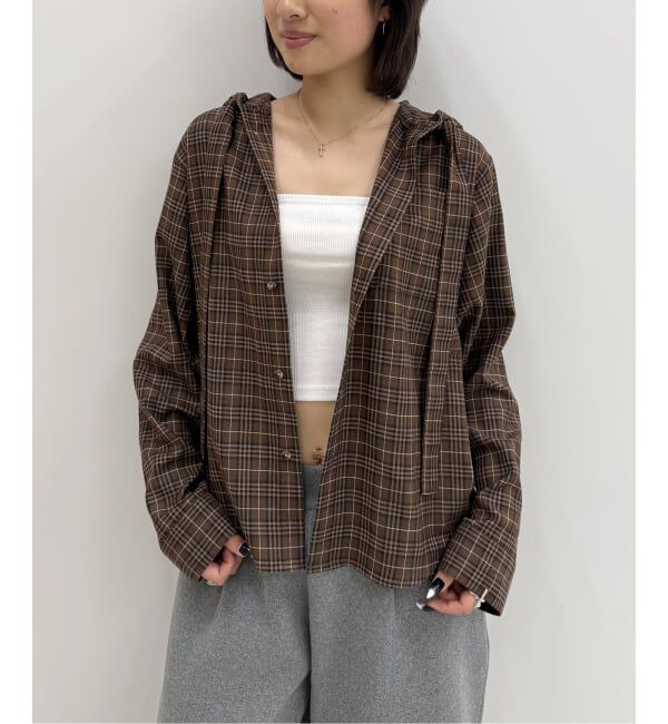 Oriens JOURNAL STANDARD「チェックフーディーシャツ」|シャツ・ブラウス|