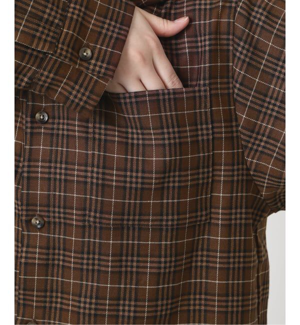 Oriens JOURNAL STANDARD「チェックフーディーシャツ」|シャツ・ブラウス|