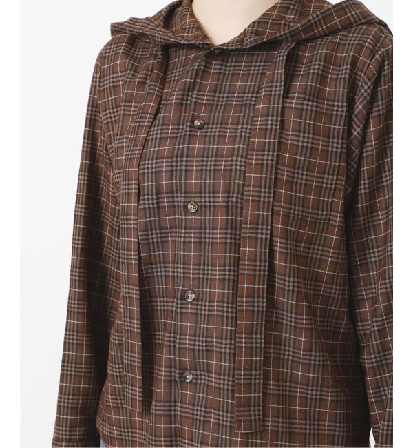 Oriens JOURNAL STANDARD「チェックフーディーシャツ」|シャツ・ブラウス|