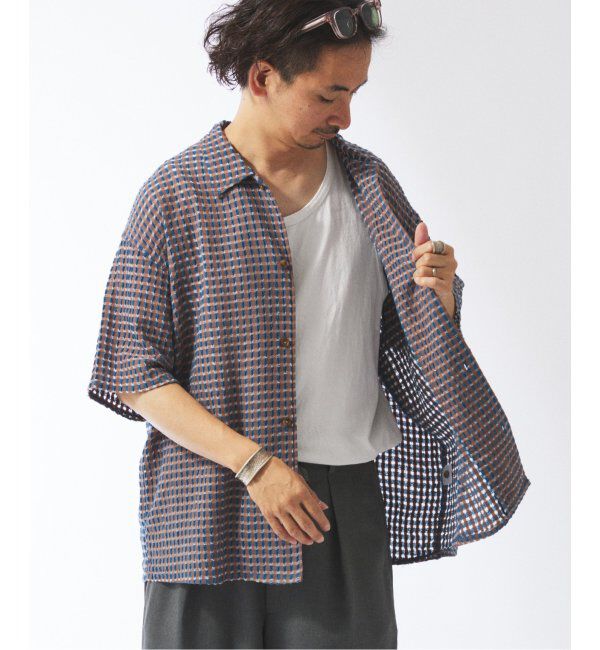 JOURNAL STANDARD relume「チェック シアー ドビー 半袖 シャツ」|シャツ・ブラウス|