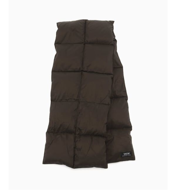 JOURNAL STANDARD relume「TAION / タイオン マウンテン ボリューム ダウンマフラー」|マフラー|ブラウン