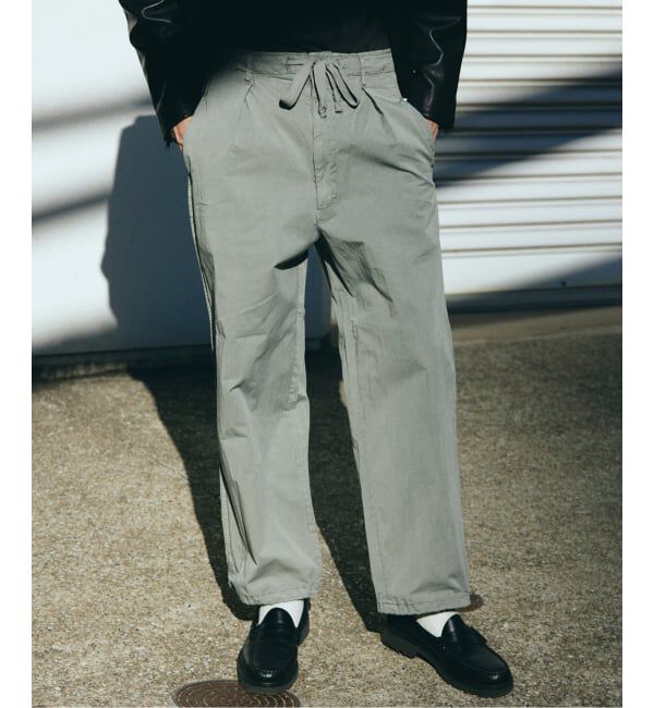 JOURNAL STANDARD「ガーメント ダイ オーバー パンツ」|その他|グリーン E