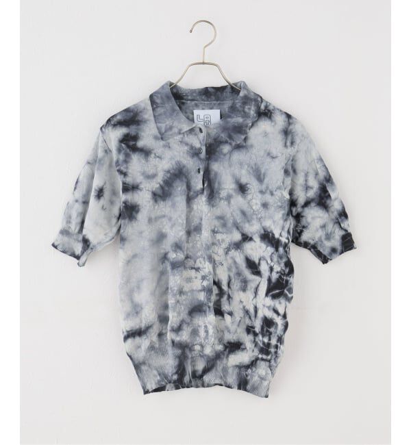 JOURNAL STANDARD「【LAYAS/レイヤーズ】 TIE DYE  SHIRTS」|ポロシャツ|ブラック