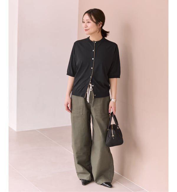 JOURNAL STANDARD「《予約》【UVカット/洗える/接触冷感】WASHABLE COOL UV ハーフスリーブカーディガン」|カーディガン|